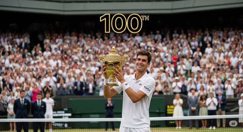 Novak Joins the Elite: 100th Wimbledon Win Makes History 1 image 64