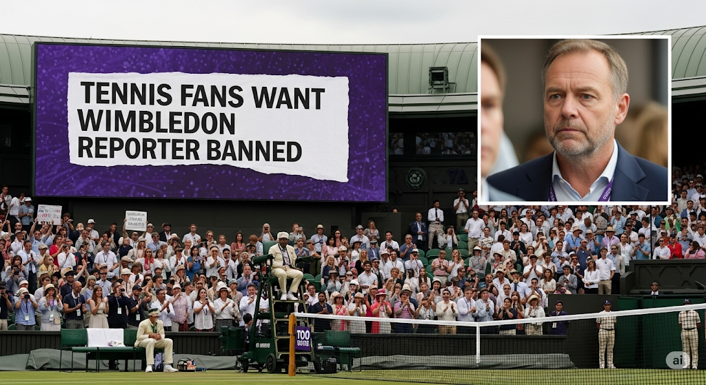 Wimbledon Press Row: Fans Label Reporter’s Conduct ‘Unprofessional’, Demand Action 1 image 67